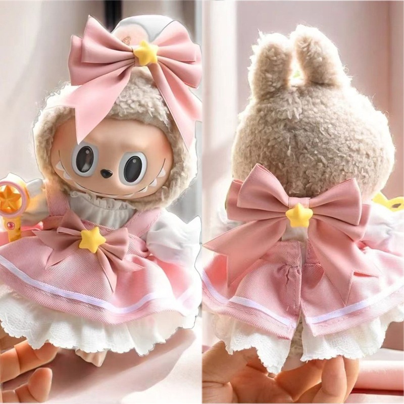 Baby Clothing Japan - 15 17 センチメートルラビュブ人形用かわいいピンクのスカート服日本カードキャプターさくら魔法少女ドレス 4 点セットロパ衣類アクセサリー