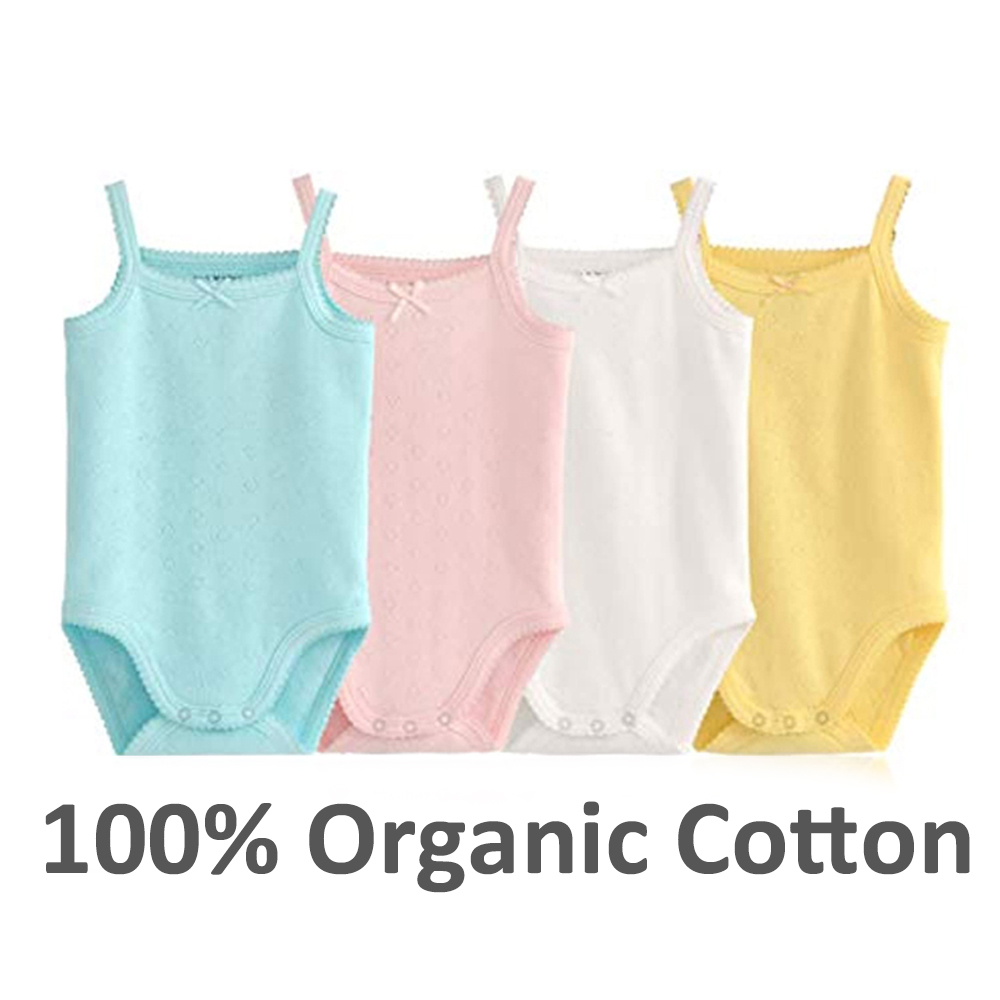 Baby Clothing Bundles - 1ピースの赤ちゃんと女の子のためのボディスーツ,新生児用のノースリーブの綿のロンパース,白いジャンプスーツ,2023
