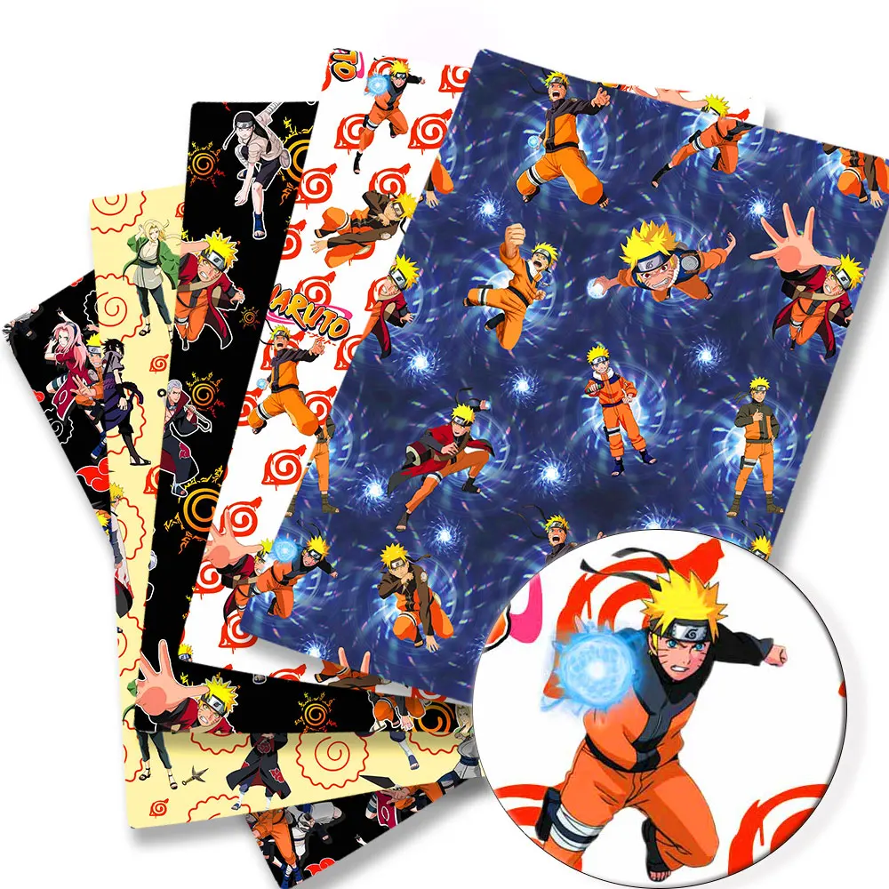 Baby Clothing Japan - ナルトアニメ周辺生地 140*50 センチメートル DIY 縫製パッチワークキルティングベビードレスプリント生地生地縫製子供