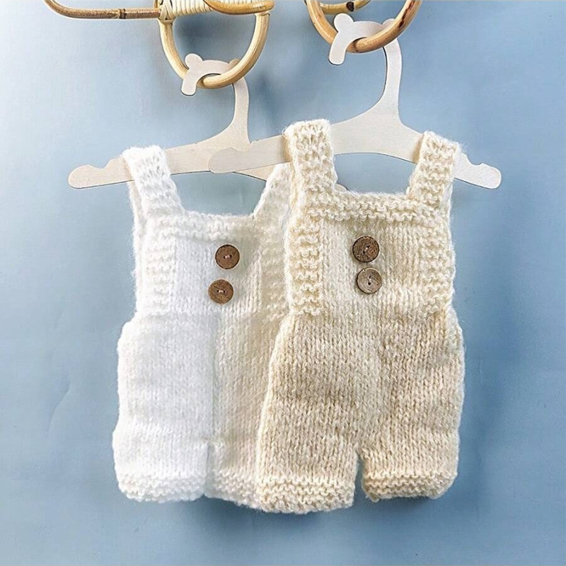 Baby Clothing Sets Boy - 新生児写真撮影小道具ソフトモヘアニットロンパースショーツセット赤ちゃん男の子女の子写真撮影衣装スタジオ幼児服ギフト