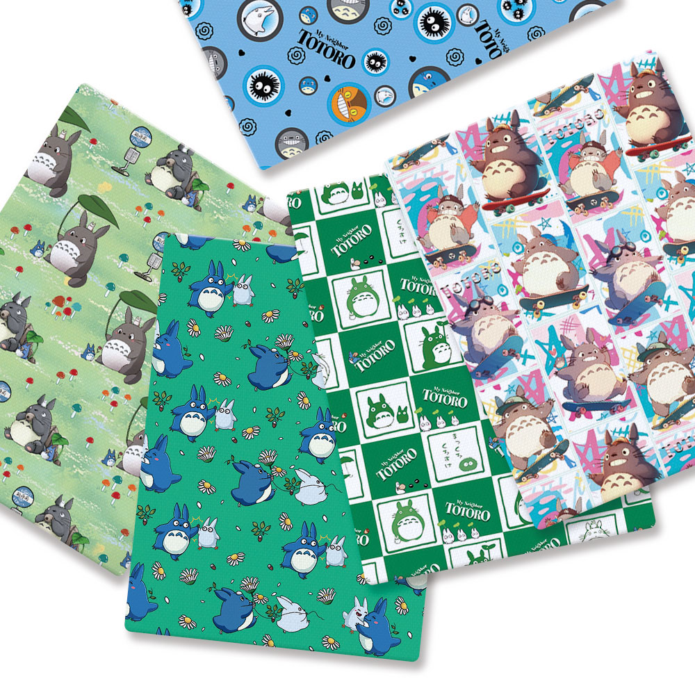 Baby Clothing Japan - 140x50cm子供用漫画プリント生地,手作り縫製,パッチワーク,キルティング,ベビードレス,ホームシート,DIY