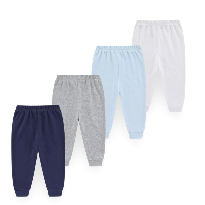4 ピースユニセックスベビーパンツ綿 100% 無地 0-2 - Baby Clothing Bundles のレビューと価格