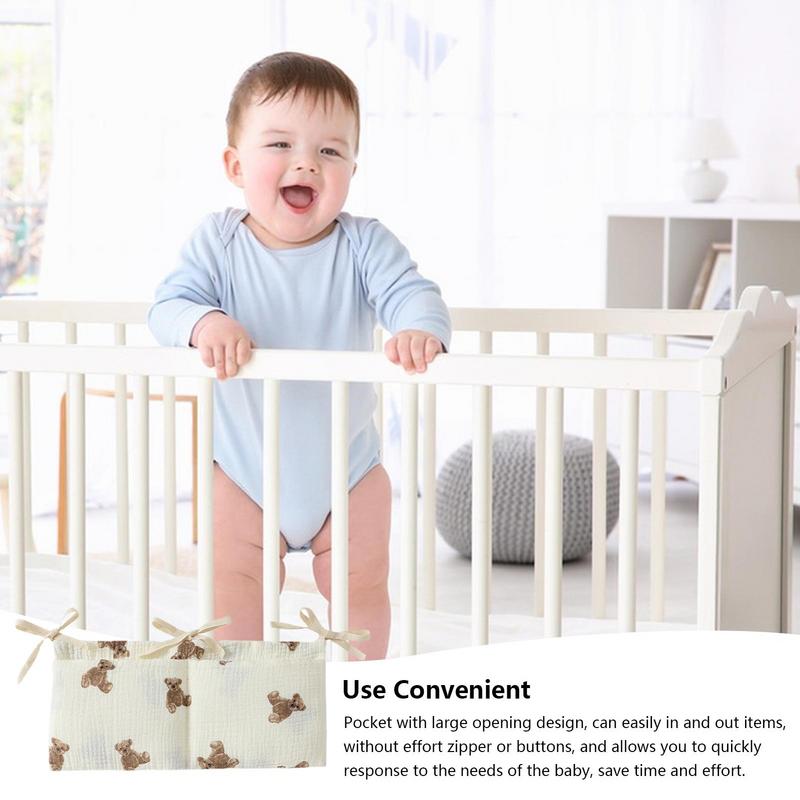 ベビーベッドオーガナイザー、キャディベッド、収納バッグ、2ポ - Baby Clothing Zipper のレビューと価格