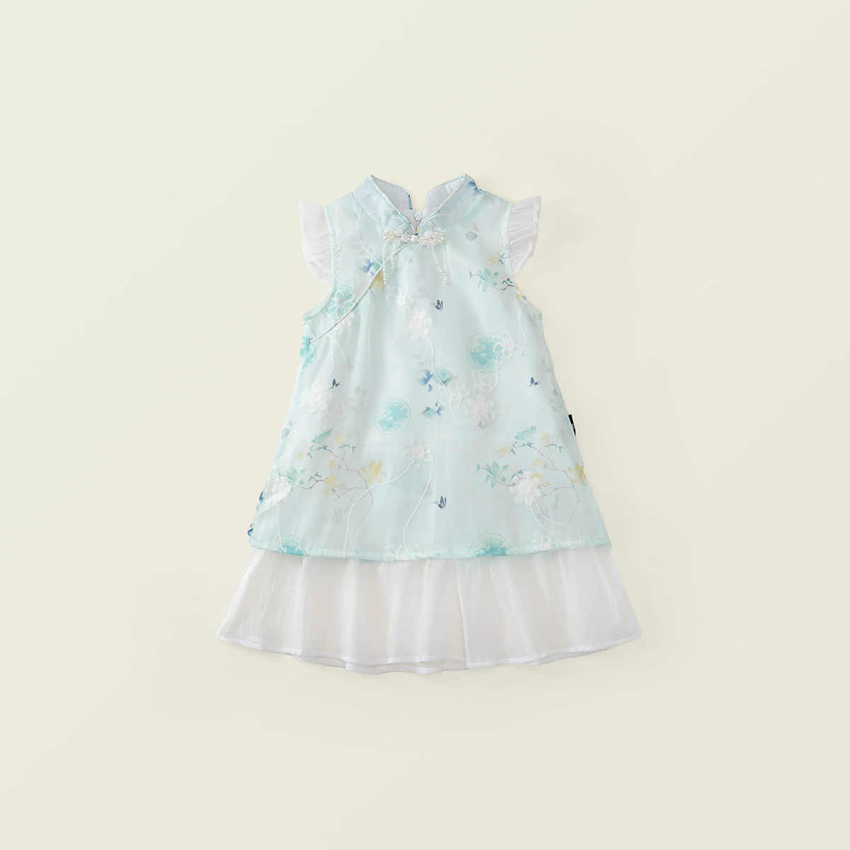 2026年夏新作 女の子用 新中国風チャイナドレス バックル - Baby Clothing Yarn のレビューと価格