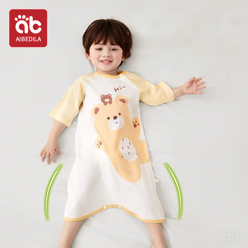 夏の女の子男の子ネグリジェ漫画パジャマドレス子供のためのティ - Baby Clothing Night のレビューと価格