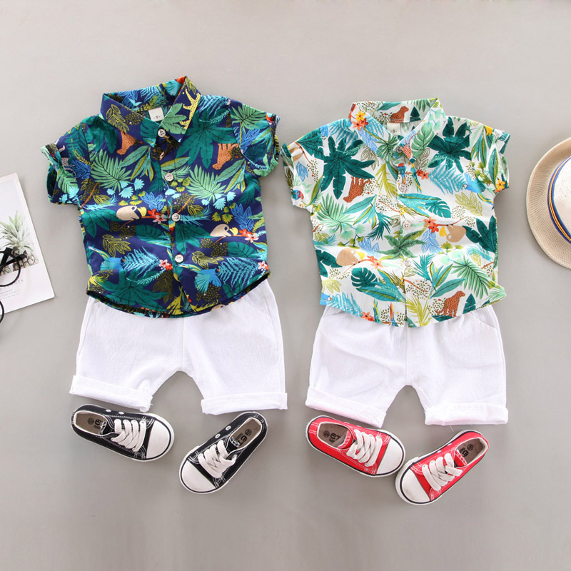半袖ベビースーツ,プリントシャツ,カジュアルショーツ,0〜5 - Baby Clothing Bundles のレビューと価格