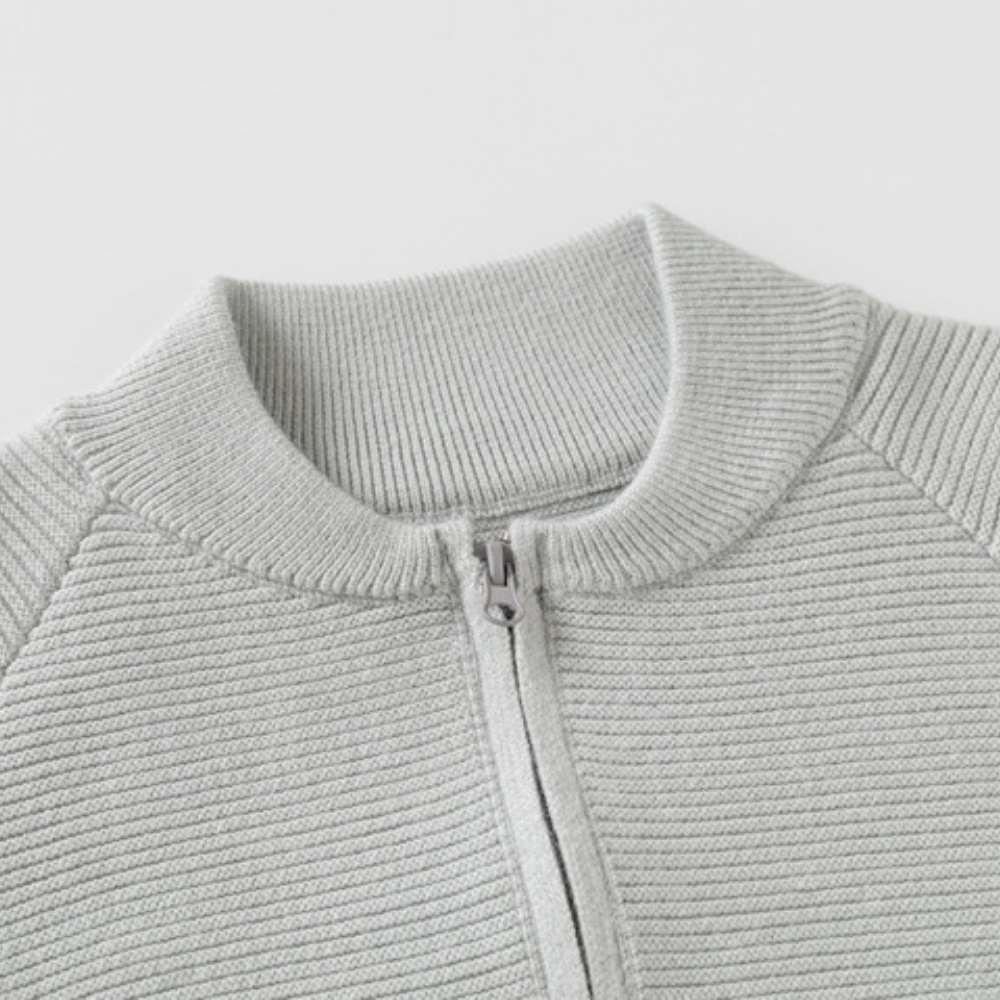 ファッション秋冬長袖オープンステッチ女の子セーター 3-7T - Baby Clothing Zipper のレビューと価格