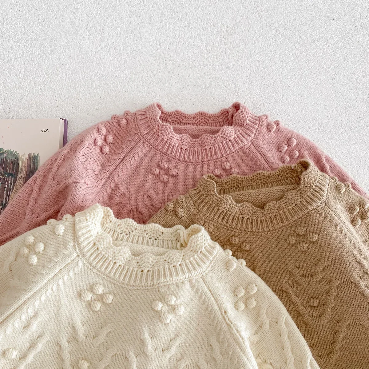 2025 春キッズベビーガールズファッショントップセーター  - Baby Clothing Japan のレビューと価格