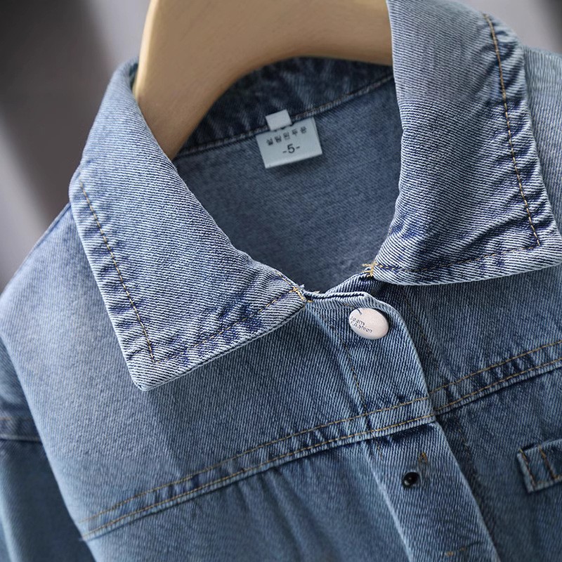 かわいいスタイルベビー子供デニムジャケット恐竜子供のための少 - Baby Clothing Sets Boy のレビューと価格