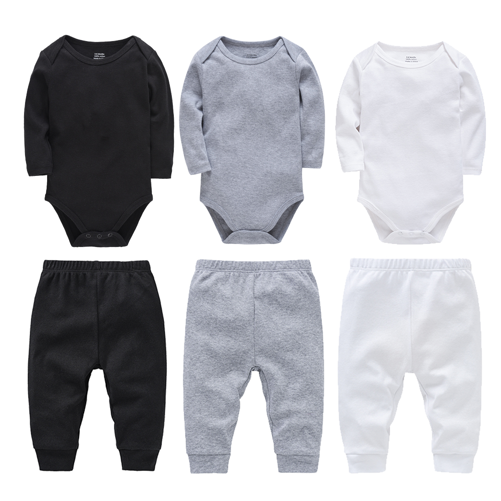 2 個セット綿 100% ベビーロンパースパンツブランクカラ - Baby Clothing Bundles のレビューと価格