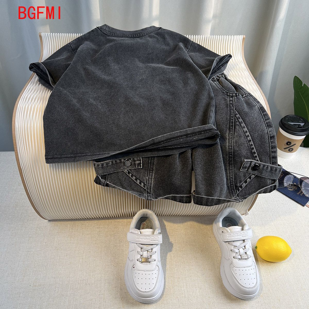 ホット販売ファッション男の子スーツ夏服半袖 Tシャツショート - Baby Clothing Bundles のレビューと価格